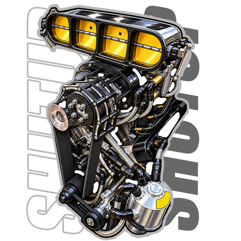 A SHUTUP Engine T-Shirt