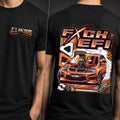 ANTI EFI Black Graphic CLIKB8 T-shirt