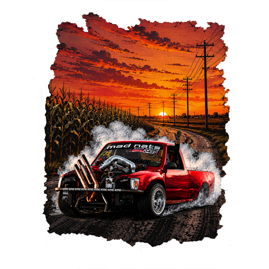 Jackos Lux Zombi Road Black Graphic T-shirt