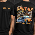 Nut Up or SHUTUP Black Graphic T-shirt