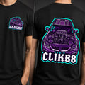 CLIKB8 Black Neon Graphic T-shirt
