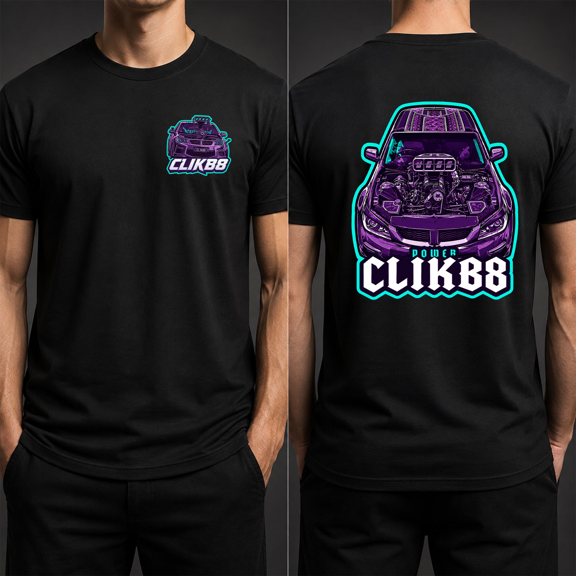 CLIKB8 Neon tee